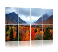 8 Pack Acoustic Panels Sound Proofing Fall Foliage White Mountains New Hampshire Acoustic Wall Panel Soundproofing for Livingroom Nursery Room 120x80cm Home Decor