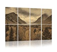 8 Pack Acoustic Panels Sound Proofing Fall Foliage White Mountains New Hampshire Acoustic Wall Panel Soundproofing for Livingroom Nursery Room 120x80cm Home Decor