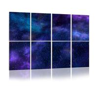 8 Pack Acoustic Panels Sound Proofing Galaxy Outer Space Colorful Nebula Star Field Night Sky Acoustic Wall Panel Soundproofing for Livingroom Nursery Room 120x80cm Home Decor