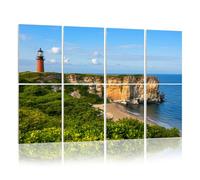 8 Pack Acoustic Panels Sound Proofing Head Light Aquinnah Cliffs Martha s Vineyard Acoustic Wall Panel Soundproofing for Livingroom Nursery Room 120x80cm Home Decor