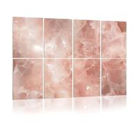 8 Pack Acoustic Panels Sound Proofing Himalayan pink salt rock from whole solid crystal block Acoustic Wall Panel Soundproofing for Livingroom Nursery Room 120x80cm Home Decor
