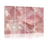 8 Pack Acoustic Panels Sound Proofing Himalayan pink salt rock from whole solid crystal block Acoustic Wall Panel Soundproofing for Livingroom Nursery Room 120x80cm Home Decor