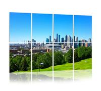 8 Pack Acoustic Panels Sound Proofing Kansas City Missouri Skyline Acoustic Wall Panel Soundproofing for Livingroom Nursery Room 120x80cm Home Decor