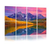 8 Pack Acoustic Panels Sound Proofing Maroon Bells autumn aspen trees lake reflections Aspen Colorado Acoustic Wall Panel Soundproofing for Livingroom Nursery Room 120x80cm Home Decor