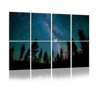8 Pack Acoustic Panels Sound Proofing Milky Way Pacific Northwest Forest Acoustic Wall Panel Soundproofing for Livingroom Nursery Room 120x80cm Home Decor