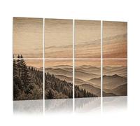 8 Pack Acoustic Panels Sound Proofing Misty Rolling Mountain Just Before Sunrise Great Smoky Acoustic Wall Panel Soundproofing for Livingroom Nursery Room 120x80cm Home Decor