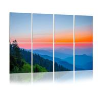 8 Pack Acoustic Panels Sound Proofing Misty Rolling Mountain Just Before Sunrise Great Smoky Acoustic Wall Panel Soundproofing for Livingroom Nursery Room 120x80cm Home Decor