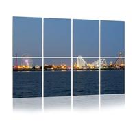 8 Pack Acoustic Panels Sound Proofing ocean city inlet amusement park maryland Acoustic Wall Panel Soundproofing for Livingroom Nursery Room 120x80cm Home Decor