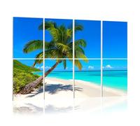 8 Pack Acoustic Panels Sound Proofing Palm tree tropical beach Acoustic Wall Panel Soundproofing for Livingroom Nursery Room 120x80cm Home Decor