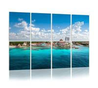 8 Pack Acoustic Panels Sound Proofing Panoramic view harbor cruise port Cozumel Mexico Acoustic Wall Panel Soundproofing for Livingroom Nursery Room 120x80cm Home Decor