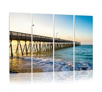 8 Pack Acoustic Panels Sound Proofing Pismo Beach Pier Sunset Pacific Ocean California Acoustic Wall Panel Soundproofing for Livingroom Nursery Room 120x80cm Home Decor