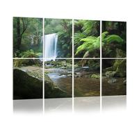 8 Pack Acoustic Panels Sound Proofing Rainforest waterfalls Hopetoun Falls Great Otway NP Victoria Australia Acoustic Wall Panel Soundproofing for Livingroom Nursery Room 120x80cm Home Decor