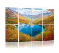 8 Pack Acoustic Panels Sound Proofing Scanno Abruzzo Italy heart shaped lake Acoustic Wall Panel Soundproofing for Livingroom Nursery Room 120x80cm Home Decor