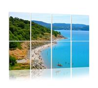 8 Pack Acoustic Panels Sound Proofing shore Canyon Lake Texas Acoustic Wall Panel Soundproofing for Livingroom Nursery Room 120x80cm Home Decor