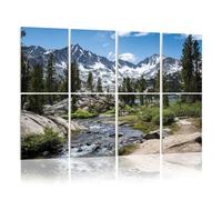 8 Pack Acoustic Panels Sound Proofing Small cr astern Sierra Nevada mountains California along Acoustic Wall Panel Soundproofing for Livingroom Nursery Room 120x80cm Home Decor