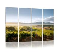 8 Pack Acoustic Panels Sound Proofing Sunrise morning mist scenic vineyard California Acoustic Wall Panel Soundproofing for Livingroom Nursery Room 120x80cm Home Decor