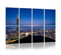 8 Pack Acoustic Panels Sound Proofing taiwan building city Acoustic Wall Panel Soundproofing for Livingroom Nursery Room 120x80cm Home Decor