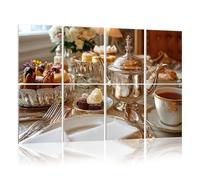 8 Pack Acoustic Panels Sound Proofing Tea being poured into cup table set for afternoon tea Acoustic Wall Panel Soundproofing for Livingroom Nursery Room 120x80cm Home Decor