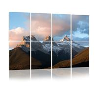 8 Pack Acoustic Panels Sound Proofing Three Sisters Mountains Canmore Acoustic Wall Panel Soundproofing for Livingroom Nursery Room 120x80cm Home Decor