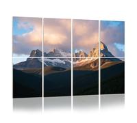 8 Pack Acoustic Panels Sound Proofing Three Sisters Mountains Canmore Acoustic Wall Panel Soundproofing for Livingroom Nursery Room 120x80cm Home Decor