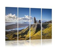 8 Pack Acoustic Panels Sound Proofing View Old Man Storr Isle Skye Scotland Acoustic Wall Panel Soundproofing for Livingroom Nursery Room 120x80cm Home Decor