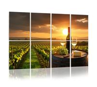 8 Pack Acoustic Panels Sound Proofing vine landscape wine still life tuscany italy wine Acoustic Wall Panel Soundproofing for Livingroom Nursery Room 120x80cm Home Decor