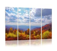 8 Pack Acoustic Panels Sound Proofing West Virginia Mountains Acoustic Wall Panel Soundproofing for Livingroom Nursery Room 120x80cm Home Decor