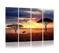 8 Pack Acoustic Panels Sound Proofing Wild African elephant savannah National Park Wildlife Tanzania African Acoustic Wall Panel Soundproofing for Livingroom Nursery Room 120x80cm Home Decor