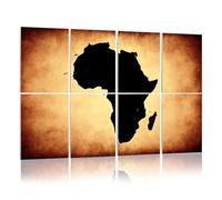8 Pack Acoustic Wall Panels Sound Absorbing Wall Art acoustic foam Africa map grungy paper 48"x32" Sound Proofing Panels for walls Decorative Noise Dampening