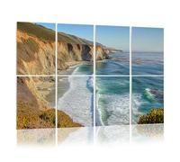 8 Pack Acoustic Wall Panels Sound Absorbing Wall Art acoustic foam Big Sur 48"x32" Sound Proofing Panels for walls Decorative Noise Dampening