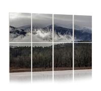 8 Pack Acoustic Wall Panels Sound Absorbing Wall Art acoustic foam Clouds light up sunrise valley CAdes Cove 48"x32" Sound Proofing Panels for walls Decorative Noise Dampening