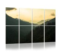 8 Pack Acoustic Wall Panels Sound Absorbing Wall Art acoustic foam Golden Hour from Morton 48"x32" Sound Proofing Panels for walls Decorative Noise Dampening