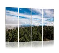 8 Pack Acoustic Wall Panels Sound Absorbing Wall Art acoustic foam Great Smoky Mountains National Park Scenic Sunrise Landscape 48"x32" Sound Proofing Panels for walls Decorative Noise Dampening