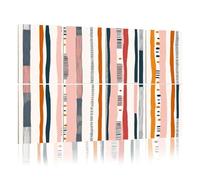 8 Pack Acoustic Wall Panels Sound Absorbing Wall Art acoustic foam Hand drawn whimsical textured organic vertical lines stripes 48"x32" Sound Proofing Panels for walls Decorative Noise Dampening