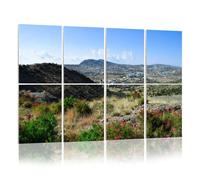 8 Pack Acoustic Wall Panels Sound Absorbing Wall Art acoustic foam Mountains scenery natural natural park So beautiful clear 48"x32" Sound Proofing Panels for walls Decorative Noise Dampening