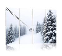 8 Pack Acoustic Wall Panels Sound Absorbing Wall Art acoustic foam Old cable ski lift no passangers 48"x32" Sound Proofing Panels for walls Decorative Noise Dampening