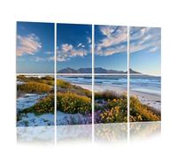 8 Pack Acoustic Wall Panels Sound Absorbing Wall Art acoustic foam scenic view table mountain cape town south africa from 48"x32" Sound Proofing Panels for walls Decorative Noise Dampening