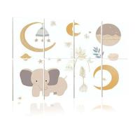 8 Pack Acoustic Wall Panels Sound Absorbing Wall Art acoustic foam set modern style drawn clipart for nursery 48"x32" Sound Proofing Panels for walls Decorative Noise Dampening