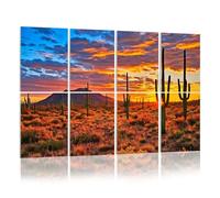 8 Pack Acoustic Wall Panels Sound Absorbing Wall Art acoustic foam sonoran desert america landscape pictures royalty free 48"x32" Sound Proofing Panels for walls Decorative Noise Dampening