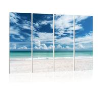 8 Pack Acoustic Wall Panels Sound Absorbing Wall Art acoustic foam Summer beach sea clear sky 48"x32" Sound Proofing Panels for walls Decorative Noise Dampening