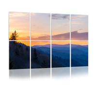 8 Pack Acoustic Wall Panels Sound Absorbing Wall Art acoustic foam Sunrise Rolling Mountain Landscape 48"x32" Sound Proofing Panels for walls Decorative Noise Dampening