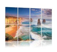 8 Pack Acoustic Wall Panels Sound Absorbing Wall Art acoustic foam Twelve Apostles Australia 48"x32" Sound Proofing Panels for walls Decorative Noise Dampening