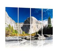 8 Pack Acoustic Wall Panels Sound Absorbing Wall Art acoustic foam View El Capitan Half Yosemite National Park 48"x32" Sound Proofing Panels for walls Decorative Noise Dampening