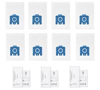 8 Pack AirClean 3D Efficiency Vacuum Bags for Miele GN, Compatible with Complete C3, C1, C2, S2, S5, S8, S227, S240, S270, S400 Series - Replacement for Miele Hoover Bags