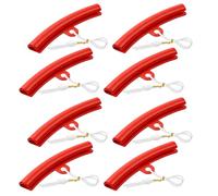 8-Pack Alloy Rim Protectors for Tyre Changes - Motorcycle Tyre Levers with Crescent Design, Wheel Rim Protector for Cars & SUVs - Reusable Polyurethane
