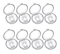 8 Pack Anti Snoring Devices Snore Stopper Snoring Nose Clip Anti Snore Nose Clip Anti Snoring Nose Snoring Clip Snoring Aids for Women Men(Transparent)