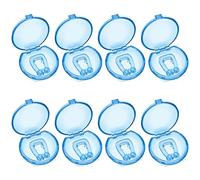 8 Pack Anti Snoring Devices Snoring Nose Clip Snore Stopper Anti Snore Nose Clip Anti Snoring Nose Snoring Clip Snoring Aids for Men Women(Blue)