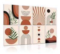 8 Pack Art Acoustic Panels, 48"X32" Soundproof Wall Panels, Decorative Acoustical Wall Panel Self-adhesive Sound Absorbing Panels Sound Dampening Panels for Home Office