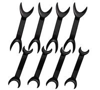8 Pack Black T-Shape Intraoral Cheek Lip Retractor, 4 Large Size+4 Small Size Double Head Mouth Opener for Teeth Whitening Retractor, Dental Orthodontic Oral Care Tool