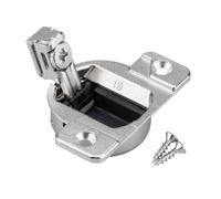 8 Pack Blum Cabinet Hinges Replacement - 110 Degree Self Closing Concealed Compact 33 Hinges (30.310-11.02 Compatible) for Kitchen Cabinets - Includes Screws(Mounting Plate Not Included)